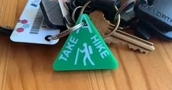 Take a Hike Keychain