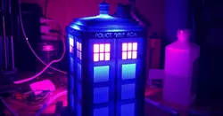 TARDIS Apple Time Capsule -> Bedside Lamp!
