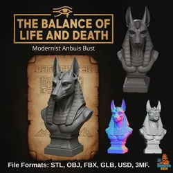 The Balance of Life and Death: Modernist Anubis Bust
