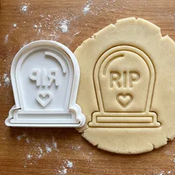 Tombstone RIP Love Cookie Cutter And Stamp