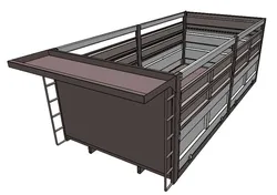 Truck Cargo Body - SolidWorks CAD Model