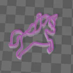 Unicorn Keychain