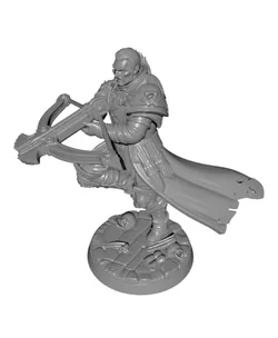 Vampire Hunter Mechanical Crossbow Detailed STL Design