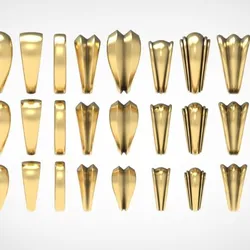 Various types of hooks for pendants
