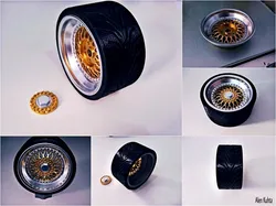Wheel(BBS RS and Toyo R888) 1/4