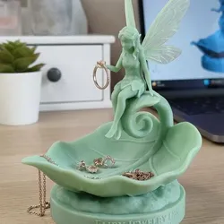 Whimsical Fairy Jewelry Dish - 3D Printable Ring & Trinket Holder