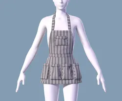 Womens apron with pockets