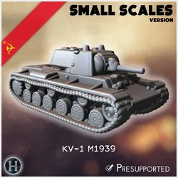 KV-1 M1939 (small scales version) - Soviet army WW2 Second World East front Ostfront RPG Mini Hobby