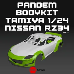 PANDEM BODYKIT FOR NISSAN Z (RZ34/400Z) TAMIYA 1/24