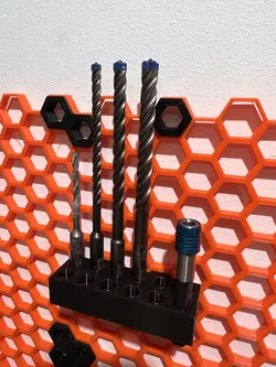 SDS-Drill Holder for Storage Wall