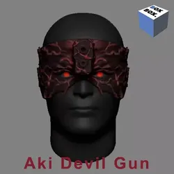 Aki Devil Gun Mask - Chainsawman Cosplay