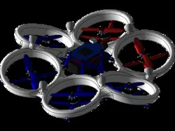 BeagleMAV Hexacopter with optimized tilt-rotors