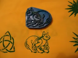 Celtic Kitty Stamp