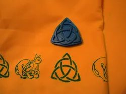 Celtic Trefoil Stamp