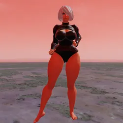 Curvy Asian Fighter Girl v2
