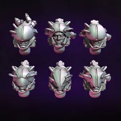 Cyberpunk helmets