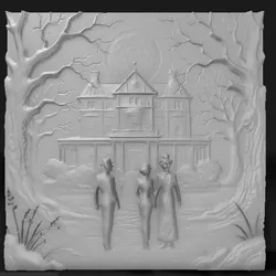 Fișiere pentru imprimante 3D | Fișier 3MF | The Addams Family,