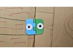 Hinge for Cardboard Screws