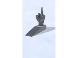 Middle Finger Door Stopper