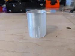 Parametric slip-on culture tube cap