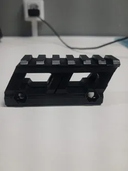 Picatinny Rail Riser 20mm with M5/M3 Slot