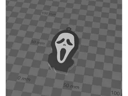 SCREAM KEYCHAIN