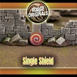 Shield with Big Spiral Design