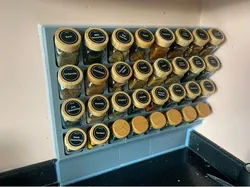 Spice rack for 120ml jars