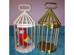 Toy bird cage