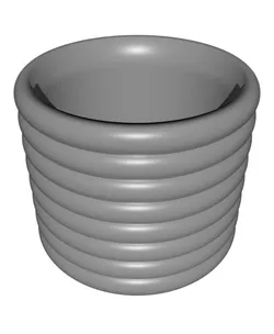 Wall Planter with Sliding Dovetail - The Poppy