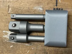 1/4" Hex to 1/4", 1/2" and 3/8" Drive Socket Adaptor Holder (Bitholder/Bithalter)