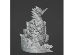 Alpine Dragon Miniature - FDM Supportless