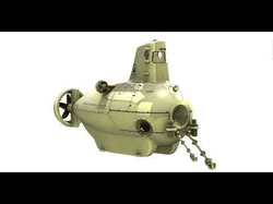 Alvin Research Submersible versions between 1964 and 1984 3D print model