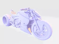 Batcycle Hyper Concept 3D print model