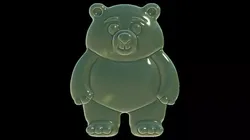 Bear Cookie Cutter and Mold 3D print model