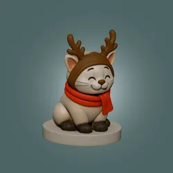 Christmas cat