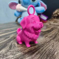 Creality Cloud | Cute Smiling Puppy Keychain – 3D Printed Dog Keychain | ملفات الطابعة ثلاثية الأبعاد
