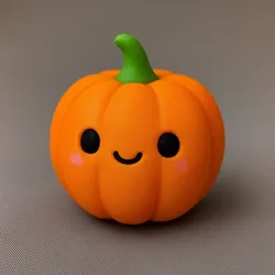Cute 3D Pumpkin for Halloween