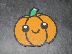 Cute Simple Pumpkin Coaster - Halloween Season - Spooky Vibes