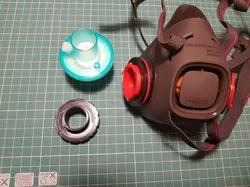 DAR filter mount adapter for Honeywell HM502 mask