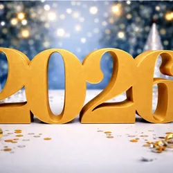 Home Decorations & Ornaments STL Descărcare - New Year 2026 Table Decor - STL_WALA