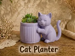Macetero Gato - Modelo de impresión 3D gratuito