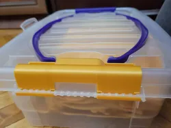 Replacement Snap Latch for Large Plastic Containers 3D print model
