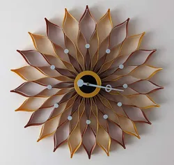 Scaled-down Sunflower Clock
