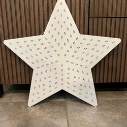 24" Star for Seed Pixels & 12mm Bullet WS2811 - Megatree Topper - xLights xModel