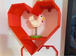 Angular Heart Shelf