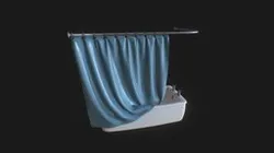 Bath and Curtains