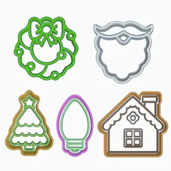 christmas set cookie cutter