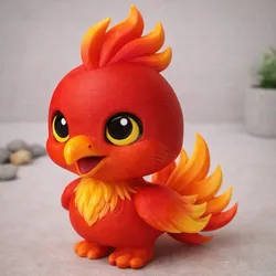 Cute Baby Phoenix Chibi