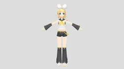 Kagamine Rin PSP (With Bones)